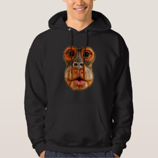 Thinking Monkey Meme Hoodie