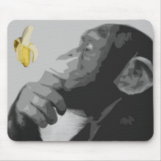 Thinking Monkey Mouse Mat