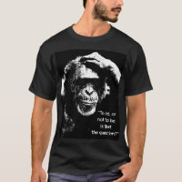 Thinking Monkey Pop Art Shakespeare Quote Men's