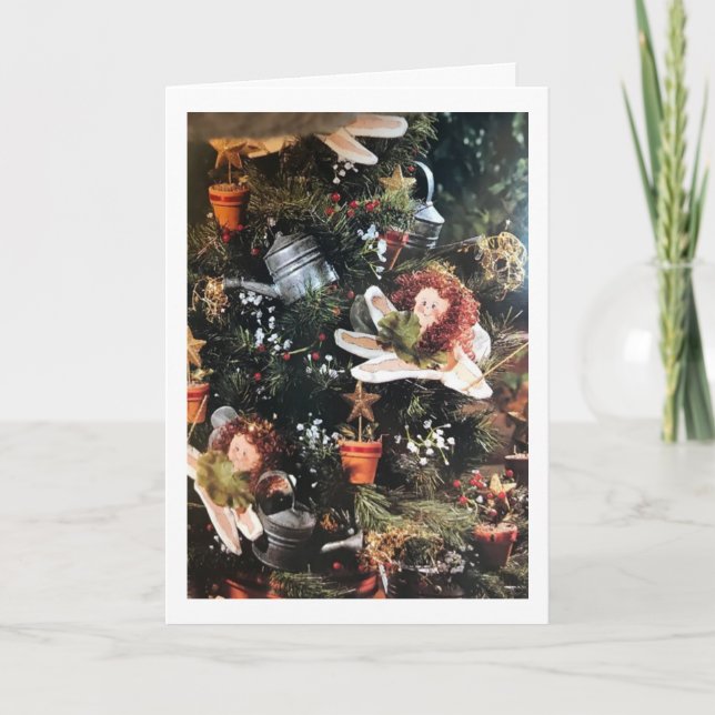 THINKING OF "GOOD FRIENDS AT CHRISTMAS "CHRISTMAS" HOLIDAY CARD (Front)