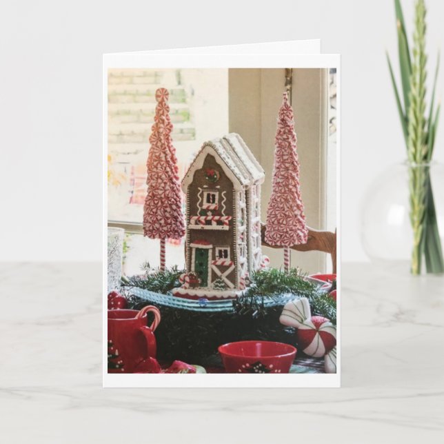 THINKING OF "GOOD FRIENDS AT CHRISTMAS "CHRISTMAS" HOLIDAY CARD (Front)