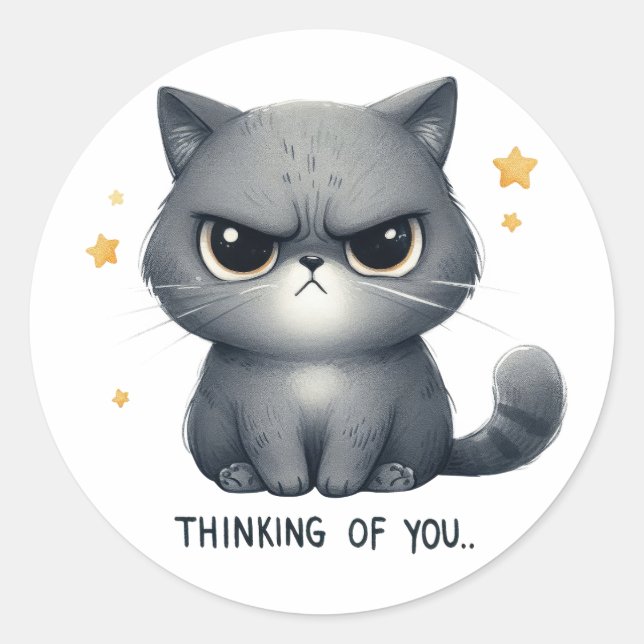 Thinking of u sticker (Front)