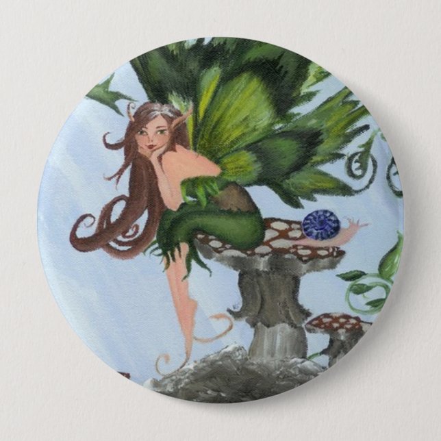 Thinking of You 10 Cm Round Badge (Front)