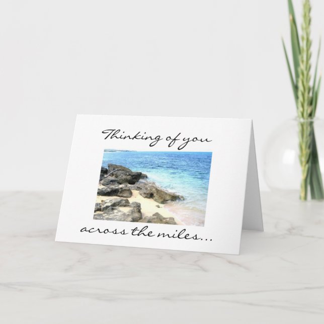 Thinking of You Across the Miles Card (Front)
