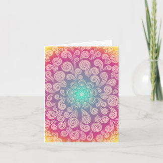 Thinking of You and Sending Prayers, Too - Swirls Card