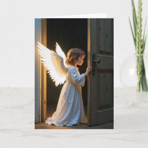 Thinking of You Angel Child  Card