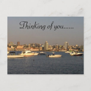 THINKING OF YOU ANGOLA POSTCARD