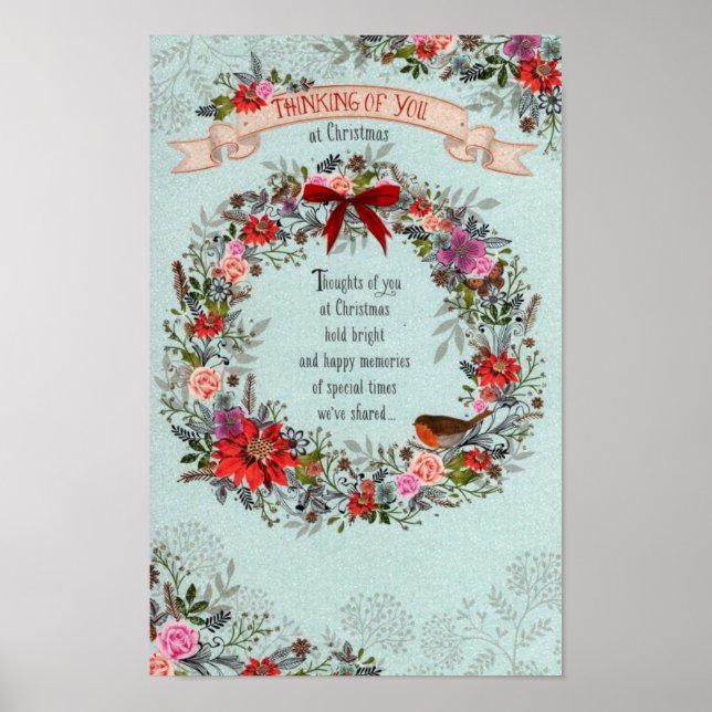 thinking of you at christmas poster (Front)