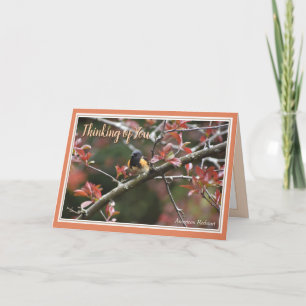 Thinking of you Beautiful Bird Greeting Card