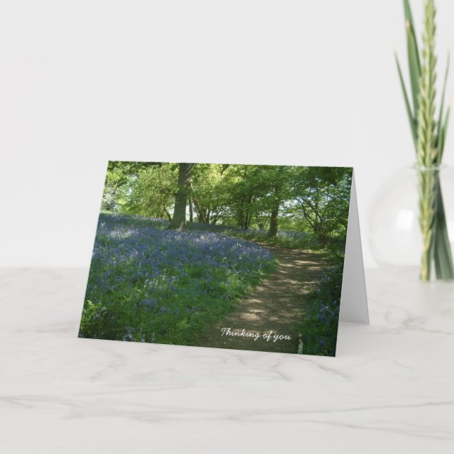 Thinking of you | Bluebell Woods Card (Front)