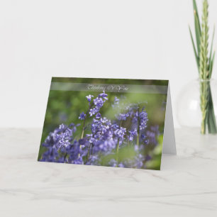 Thinking of you bluebells in the wood card