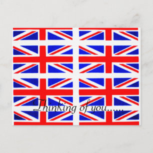 THINKING OF YOU BRITIAN POSTCARD