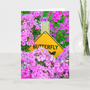 Thinking of You Butterfly Garden Card