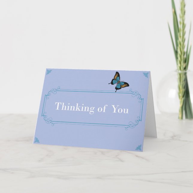 Thinking of You - Butterfly Single Card (Front)