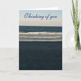 Thinking of You (by the ocean) Card