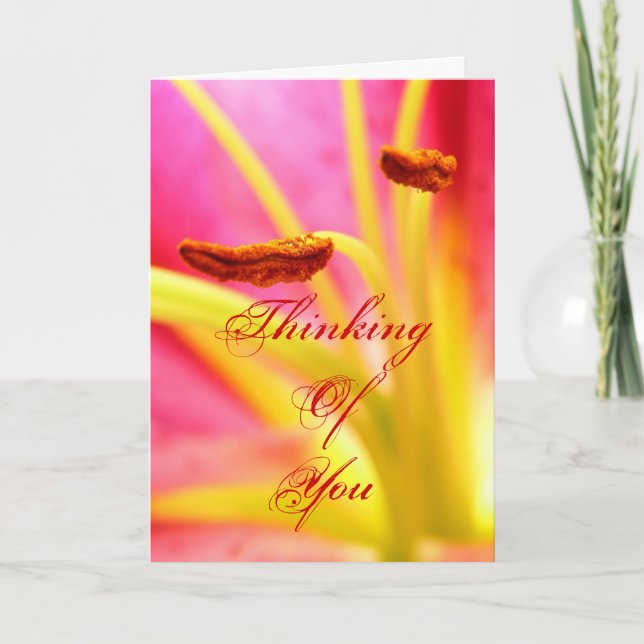 Thinking Of You. Card (Front)