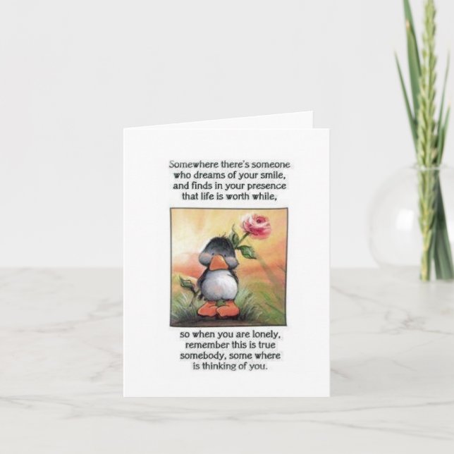 thinking of you card (Front)