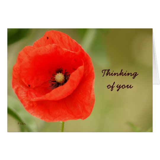 Thinking of you card