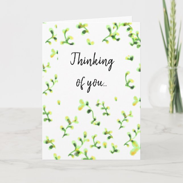 thinking of you card (Front)