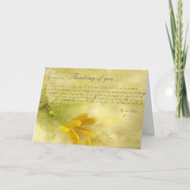 Thinking of you... card (Front)