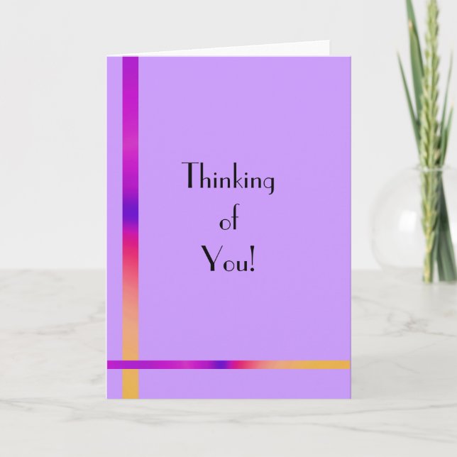 Thinking of You! Card (Front)