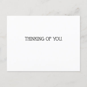 Thinking of you card