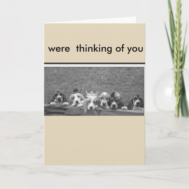 Thinking of you card (Front)