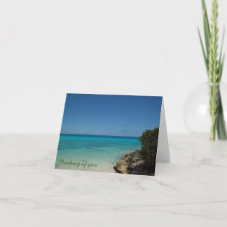 Thinking of You card - Bermuda
