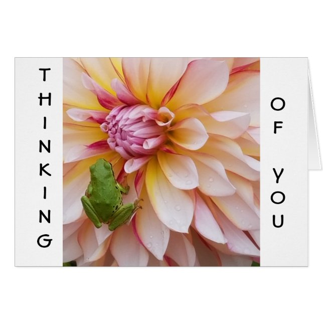 Thinking of you card - Blank inside (Front Horizontal)