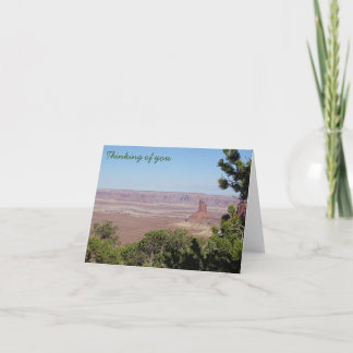 Thinking of You card - Canyonlands