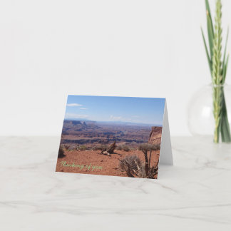 Thinking of You card - Dead Horse Point State Park