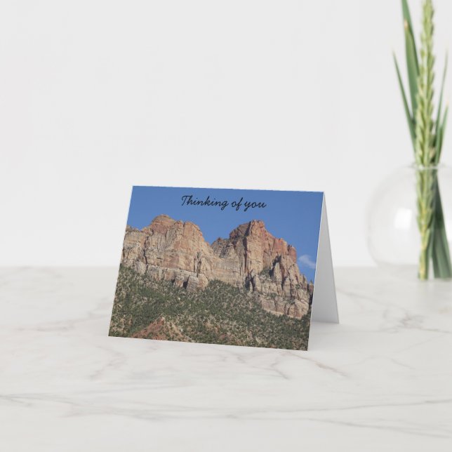 Thinking of You card - Zion (Front)