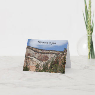Thinking of You card - Zion