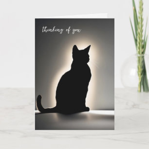Thinking Of You Cat Card