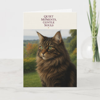 Thinking of You Cat Card | Quiet Moments