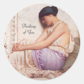 Thinking of You Classic Round Sticker