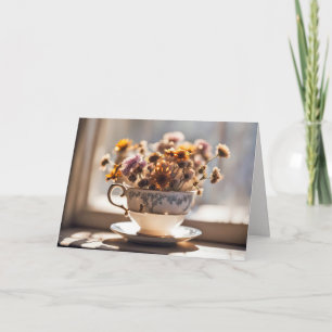 Thinking of You Coffee Bouquet Card