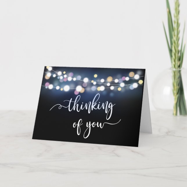 thinking of you condolences bereaved loss loved card (Front)