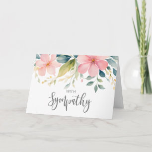 thinking of you condolences bereaved loss loved card