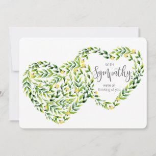 thinking of you condolences bereaved loss loved holiday card