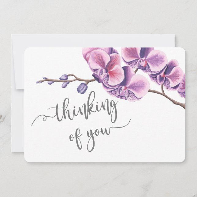 thinking of you condolences bereaved loss loved holiday card (Front)