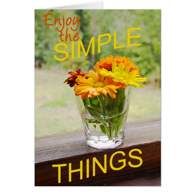 Thinking of You Daisy Still Life Personalised (Front)