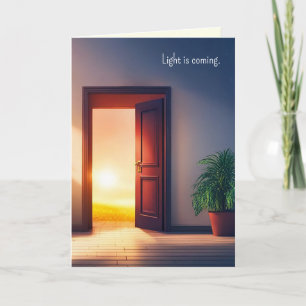 Thinking of You Door with Sunshine  Card