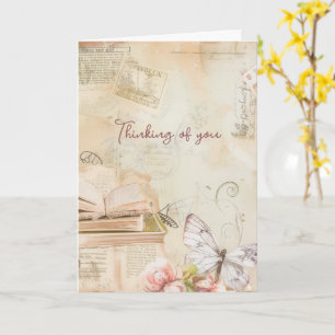 Thinking of You Dreamy Vintage  Card