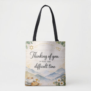 Thinking of you during this difficult time tote bag