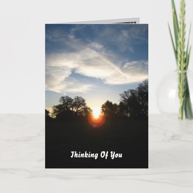 Thinking Of You, Feel Better Card (Front)