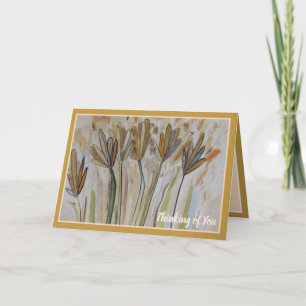 Thinking of You - Field of Wild Flowers Card