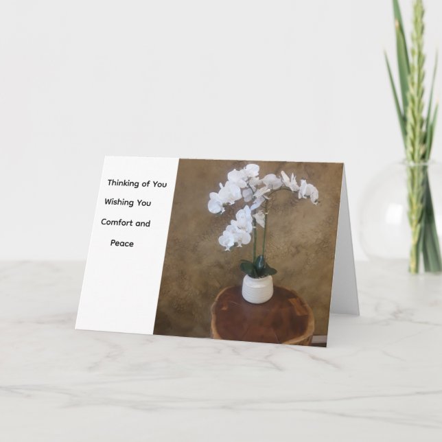 Thinking of You Flower Card (Front)