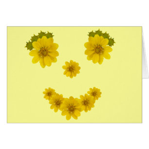 Thinking of You Flower Smile Template