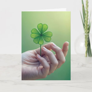 Thinking of You Four-Leaf Clover Card
